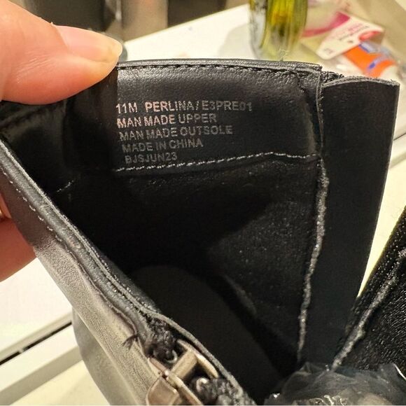 Esprit Women's Perlina Zip Side Block Heeled Booties Size 11 - Picture 3 of 7